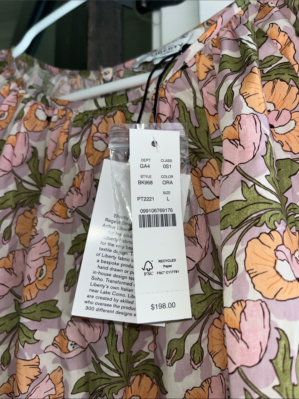 J.Crew x Liberty Floral Print Dress - Picture 2 of 4